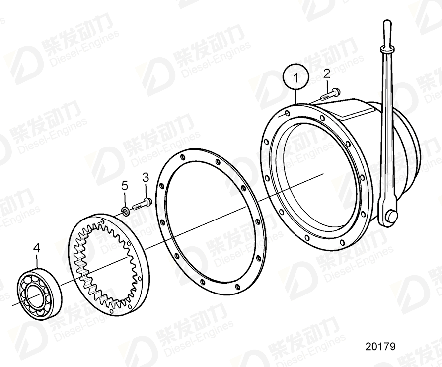 VOLVO Ball bearing 984482 Drawing